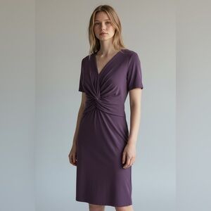 Ann Taylor Sheath Dress Purple Size XL